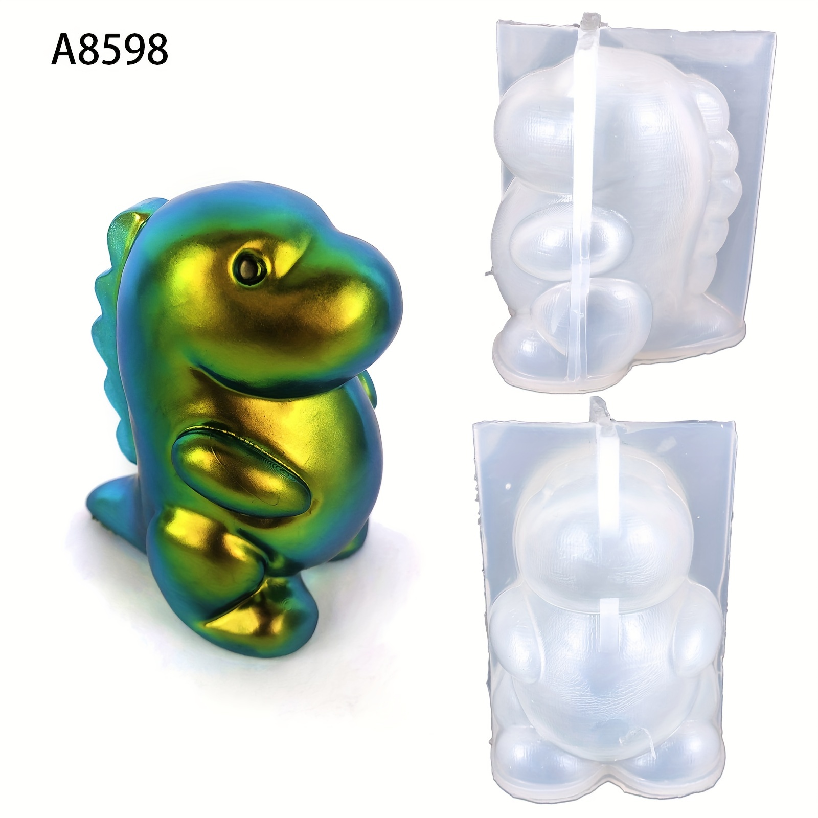 3d Dragon Silicone Mold. 3d Baby Dragon Mold for Craft. Epoxy