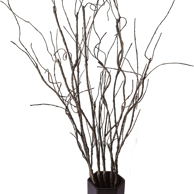 3Ft Artificial Twigs Curly Willow Branches Lifelike Bendable Artificial  Branch Flower Dried Stems for Wedding Home Outdoor Decor - AliExpress