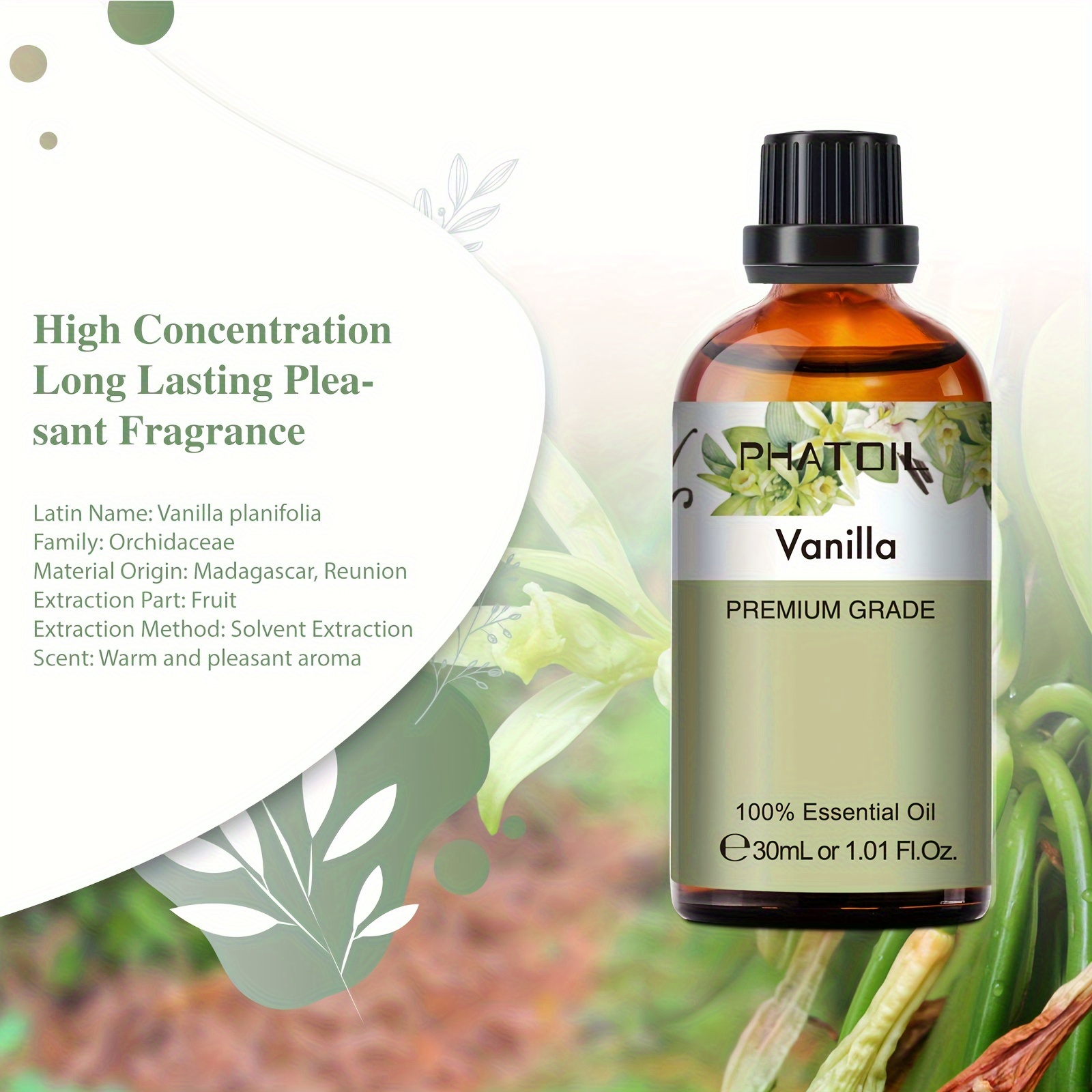 Vanilla Premium Grade Fragrance Oil - Scented Oil - 30ml