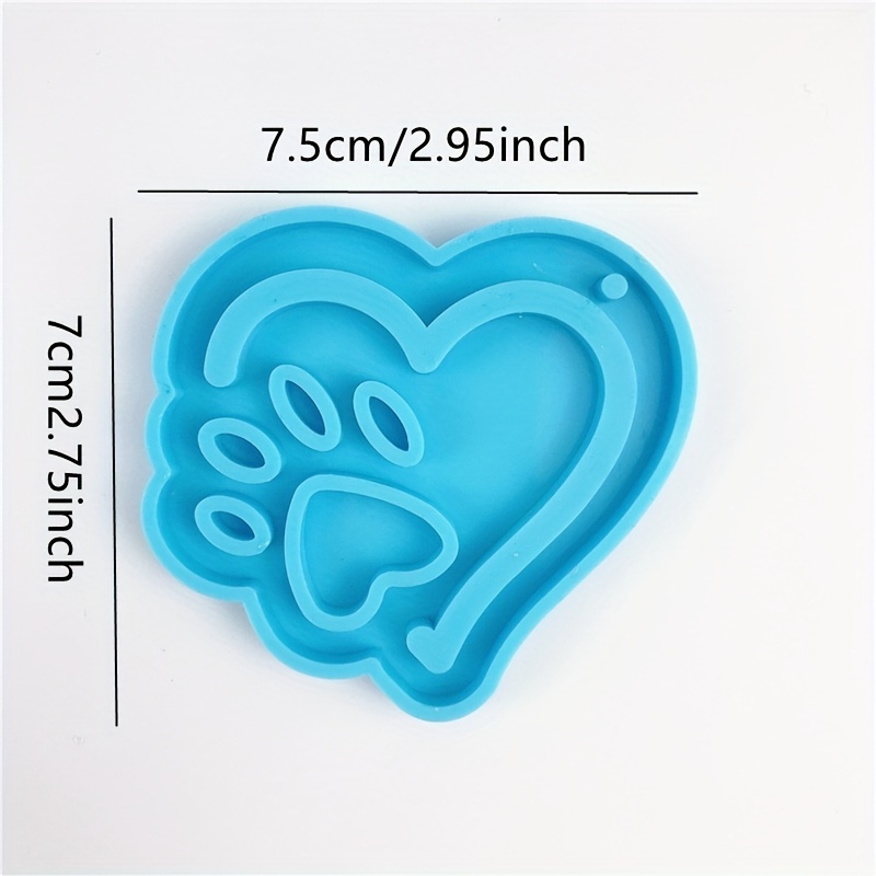 1pc Stampo In Silicone A Forma Cuore A Mano A Mano Stampo - Temu Italy