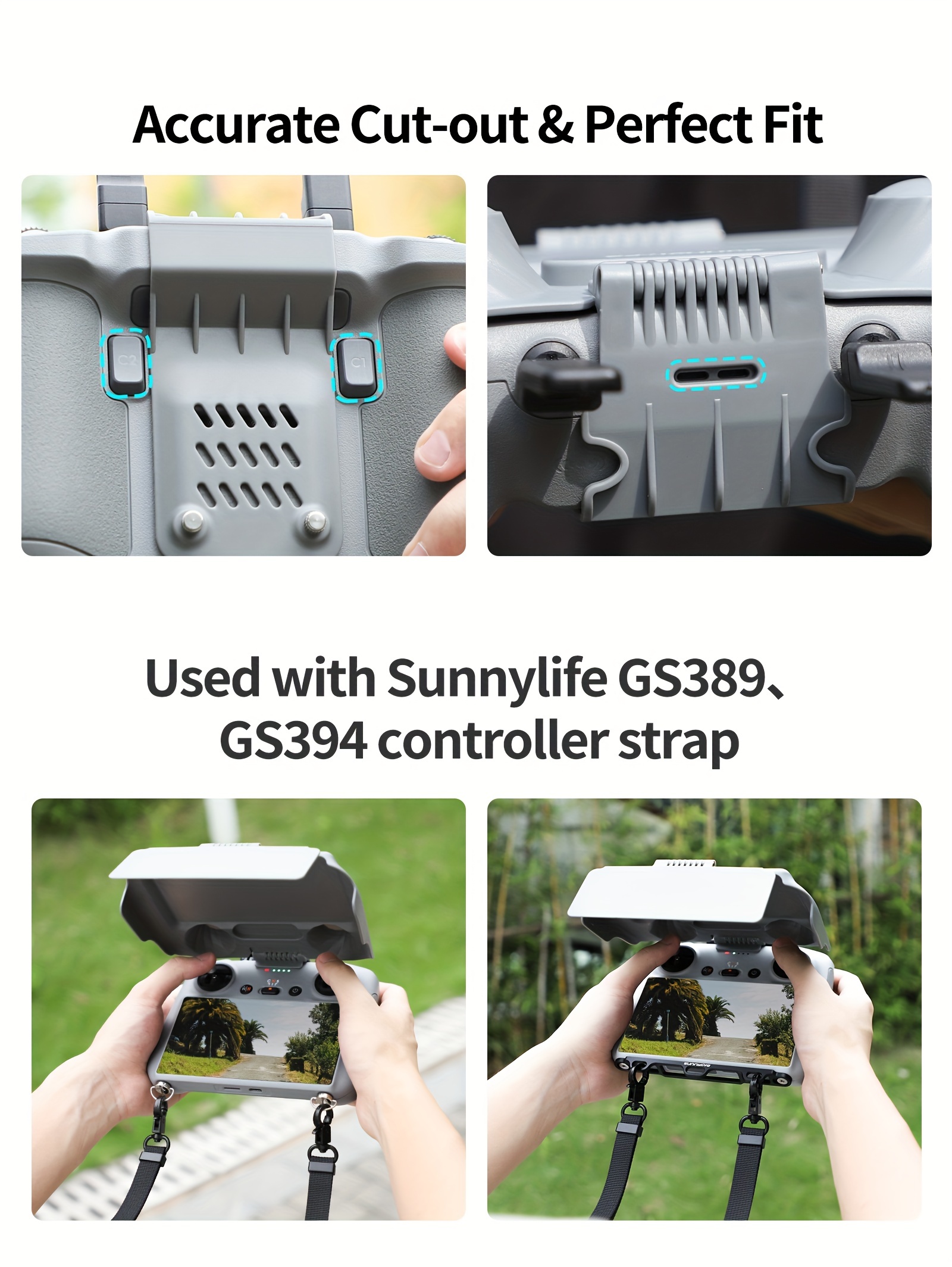 Mini 3 / Mini 3 Pro / Air 3 1 Controller Protector Sun Hood - Temu