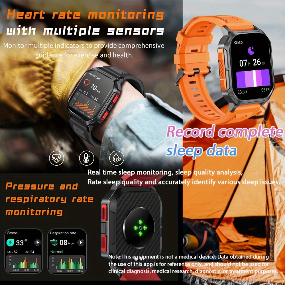 Reloj inteligente T30 Deportivo para Hombre, llamadas Bluetooth,Impermeable  IP68