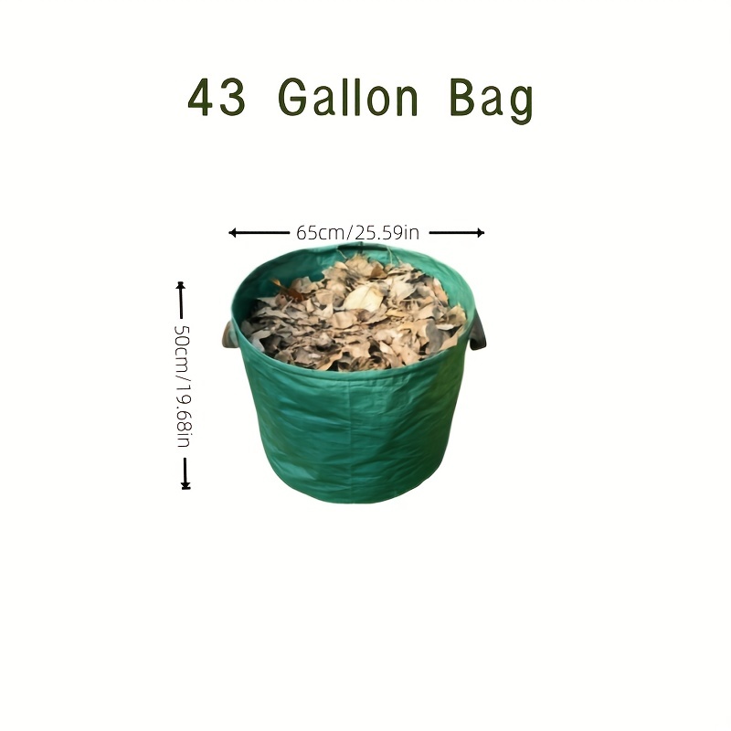 Outdoor Garden Leaf Storage Bags, Garden Waste Bags, Lawn