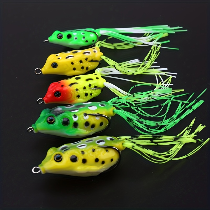 Premium Frog shaped Fishing Baits Storage Box Sharp Hooks - Temu