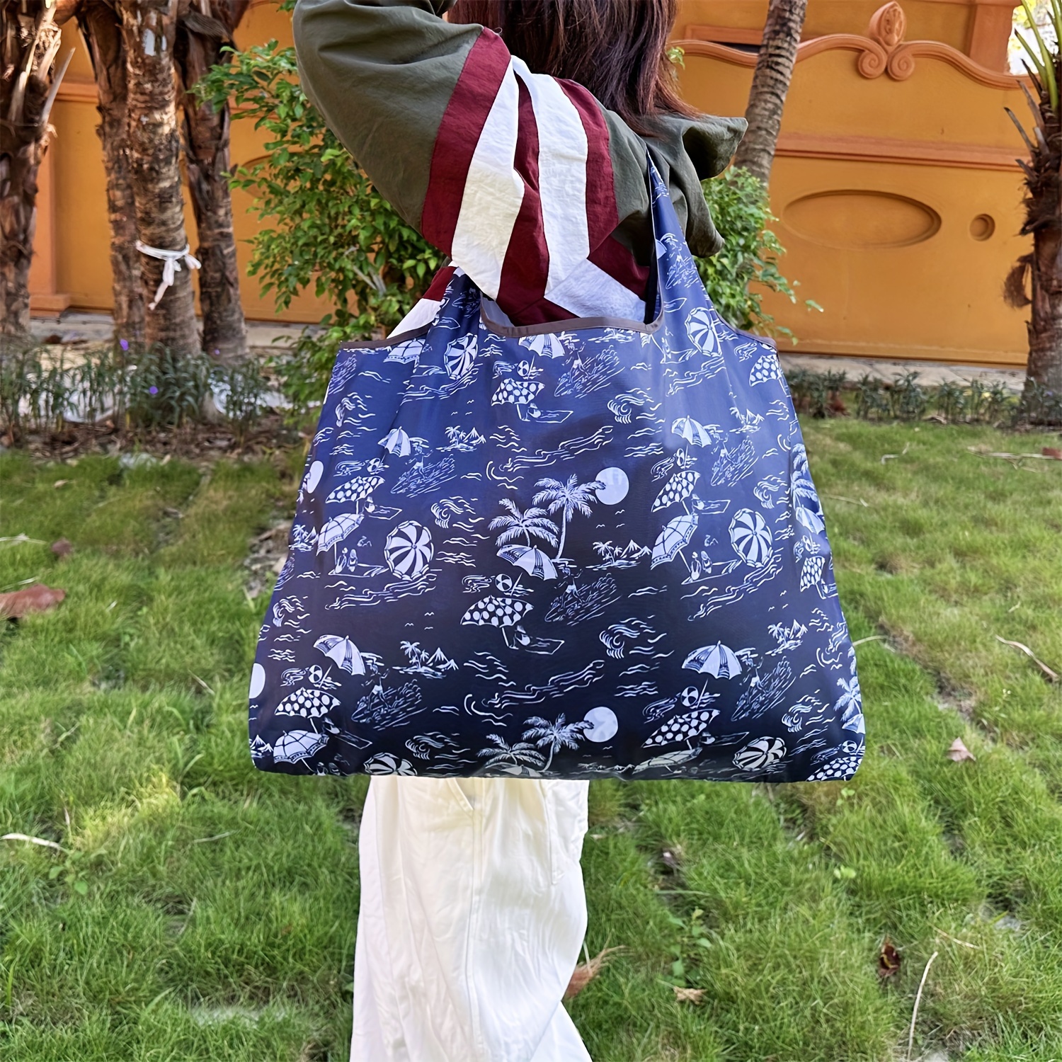 Faltbare Nylon Einkaufstasche Faltbare Tasche Große Umweltfreundliche  Tasche Tote Wiederverwendbare Einkaufstasche
