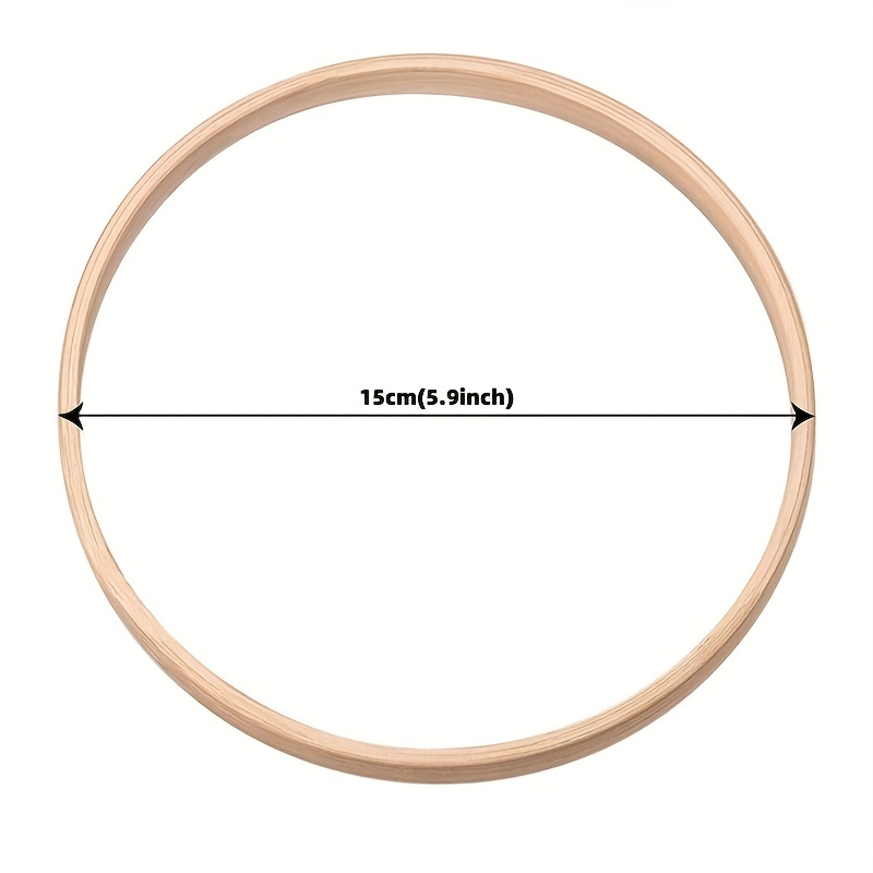 small embroidery hoop 12 inch Bamboo Round Adjustable Frame for