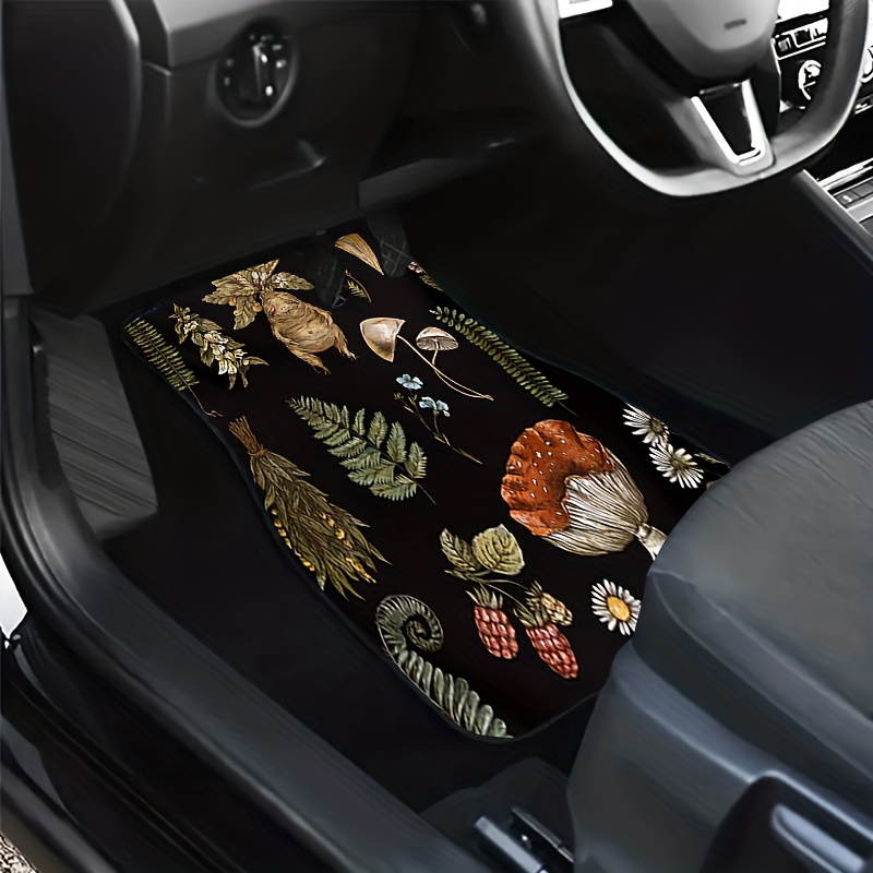 Cute Car Mats Hippie Mushroom Boho Car Accessories For - Temu