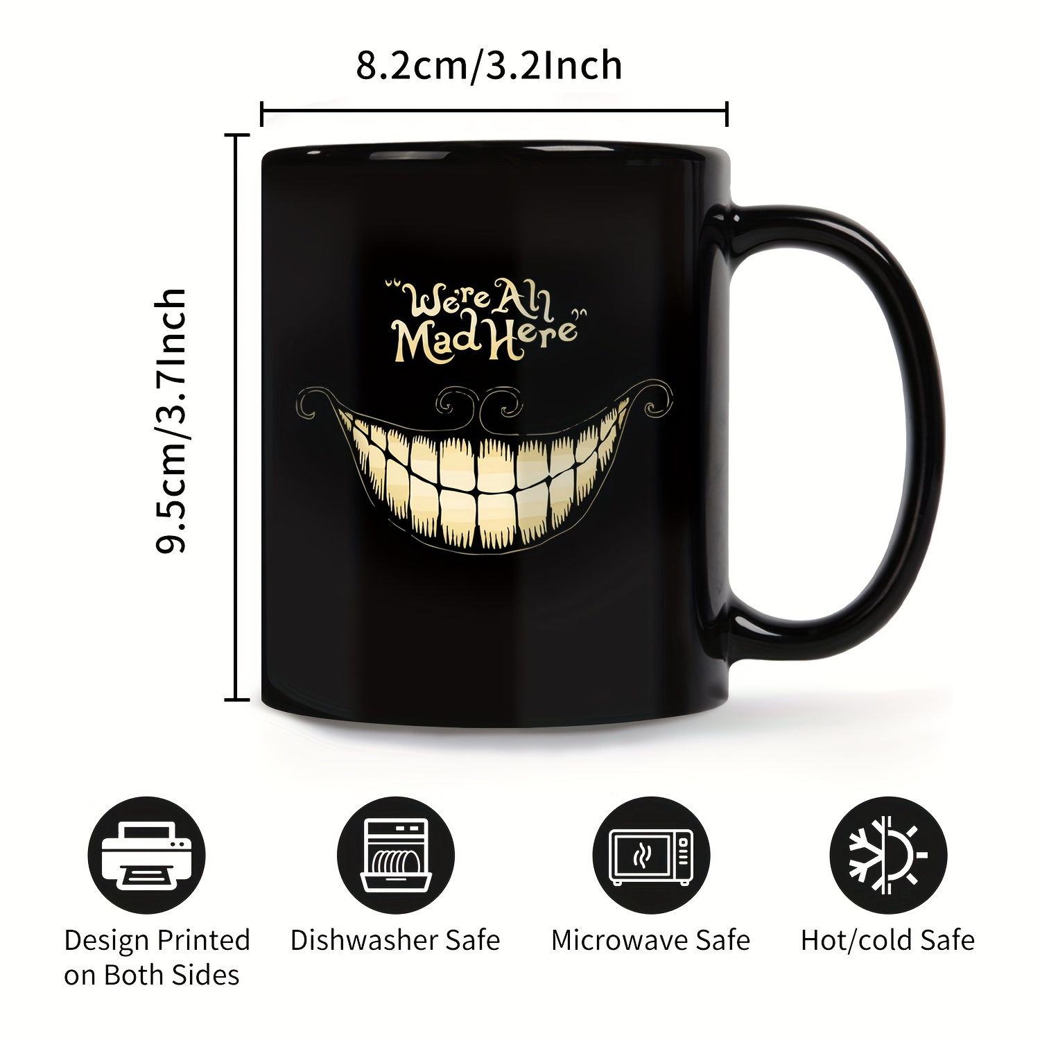 Halloween Ceramic Coffee Cup, Horror Coffee Mug Gift For Men Women