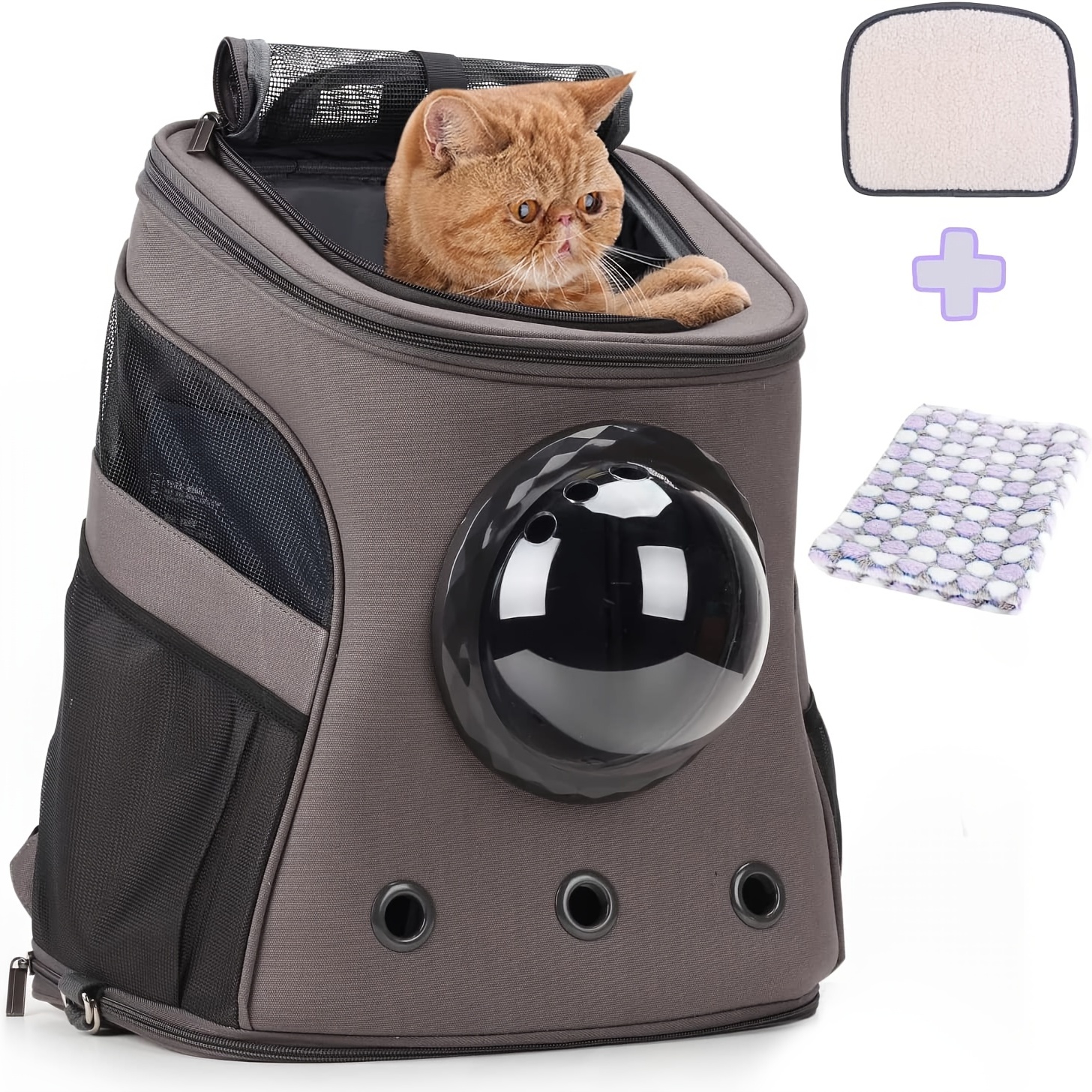 Pet backpack outlet with window