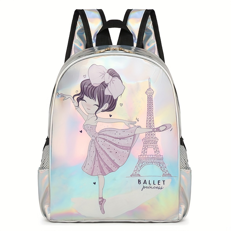 1pc Sac De Danse De Ballet Grand Sac À Dos En Matériau Laser - Temu France