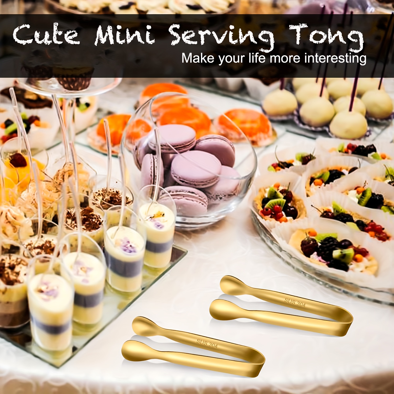 Small Serving Tongs Stainless Steel Sugar Tongs Mini - Temu