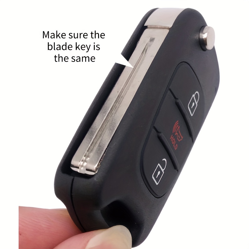 3 Tasten Flip Remote Autoschlüssel Gehäuse Funkschlüssel Schlüssel