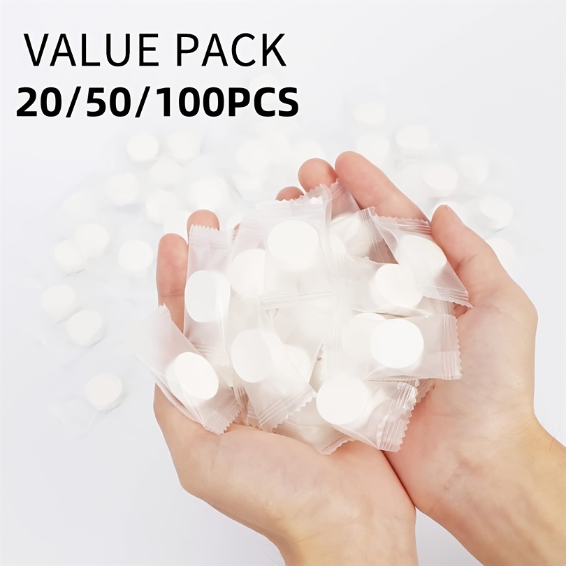 Compressed Towel Tablets, Disposable Coin Tissues, Toilet Paper Tablets,  Portable Camping Wipes for Traveling, Home, Camping, Hiking, Beauty Salon -  China Towel and Compressed Towel price