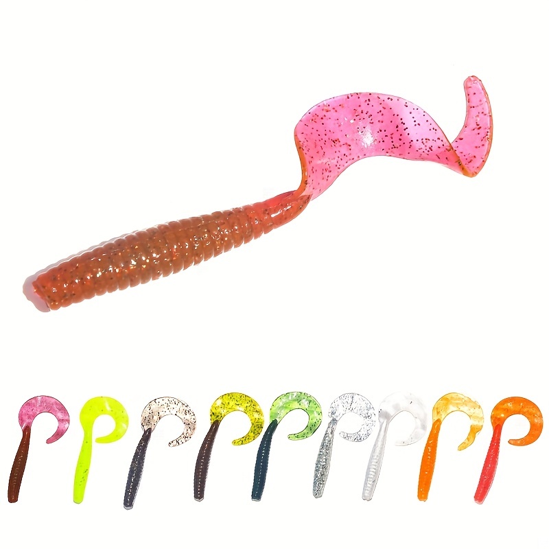 5 Pieces pack Grub Bait Plastic Soft Worm Lures Silicone - Temu New Zealand