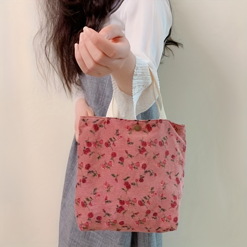 Cherry Blossom Flowers Pink Crossbody Bag Chain Shoulder Purse Messenger  Bag with Tassel for women