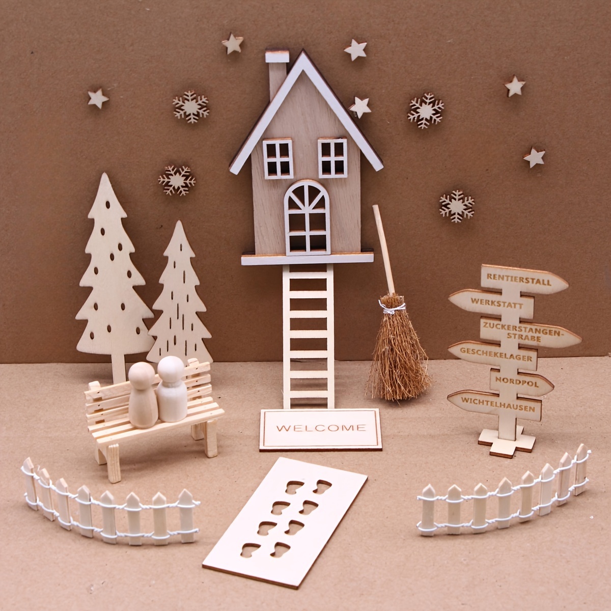 Miniature Dollhouse Christmas Decorations Dollhouse - Temu