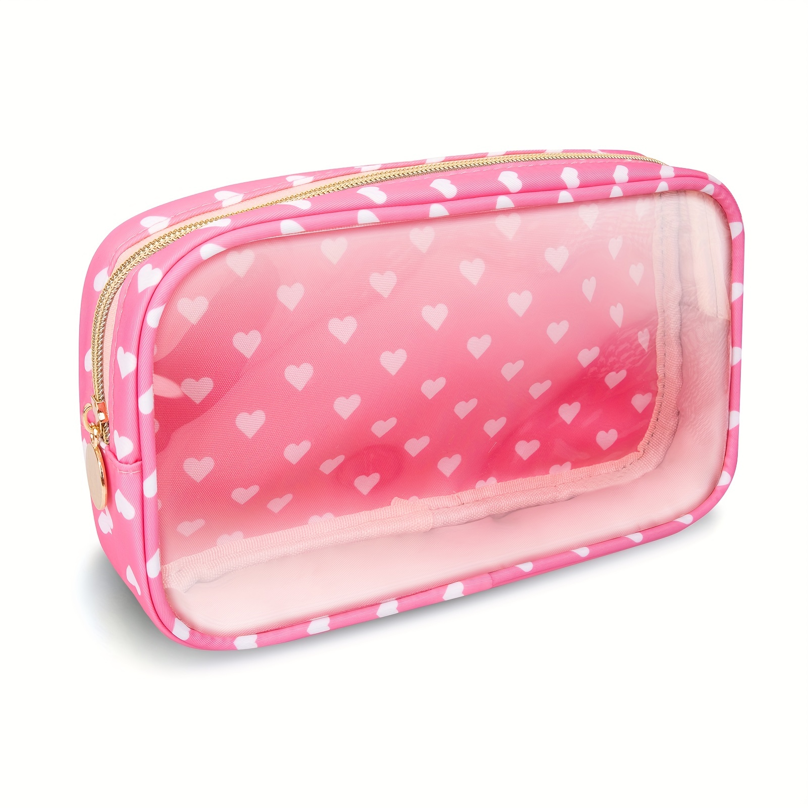 Colorful Candy Clear Pencil Bags Transparent Plastic Pen Case Box Cosmetic  Makeup Zipper Bag Pouch School Office Supply Bags : Non-Brand