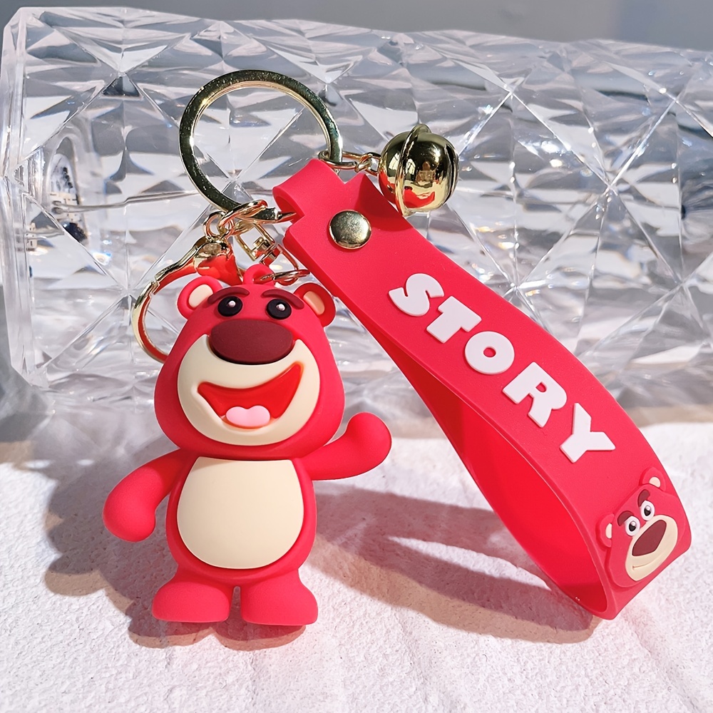 Silicone Cute Bear Keychain, Charm Perfect Gift For Lovers And Toy  Collectors, Unisex - Temu