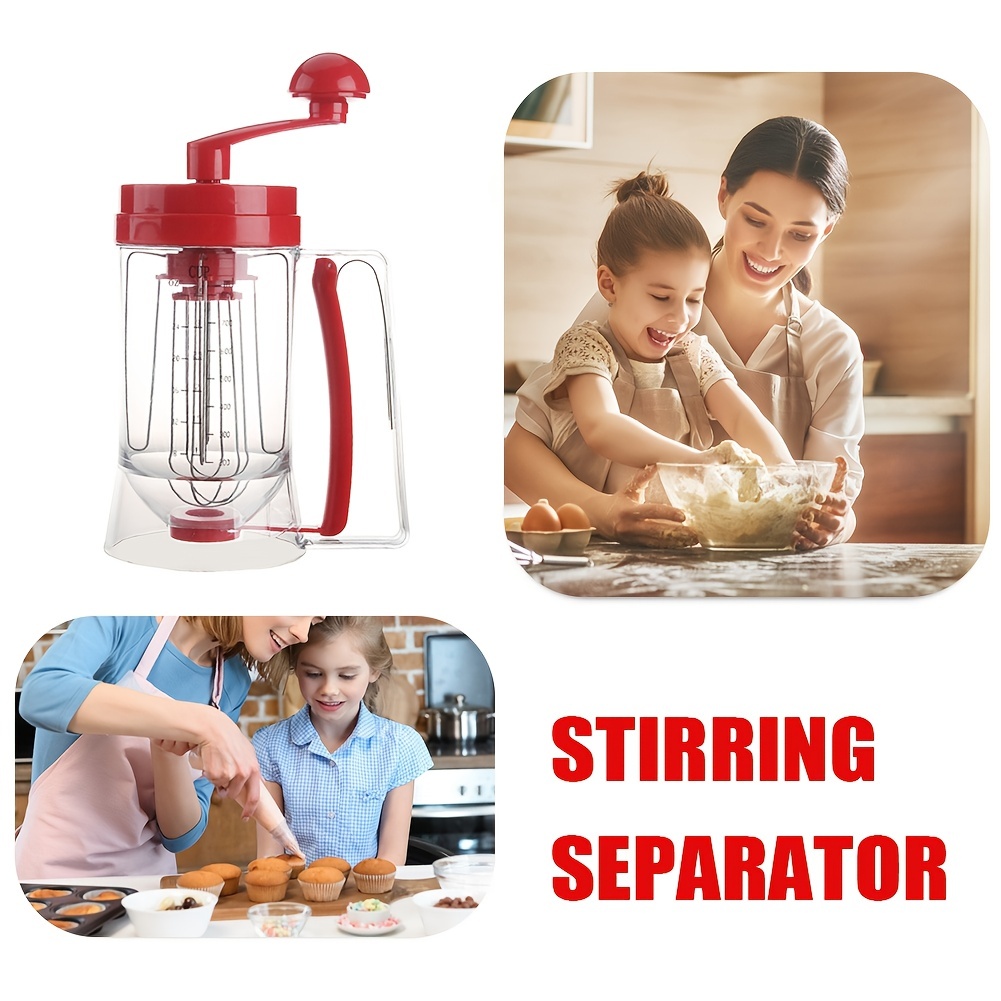 Food Grade Stainless Steel Pancake Batter Dispenser - Handheld Stirring  Batter Separator For Muffins, Crepes, And Cakes - Kitchen Tool For Easy And  Precise Batter Mixing - Temu