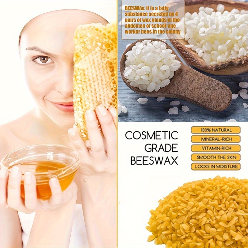 Natural Beeswax Granules 100% Yellow Beeswax/white - Temu