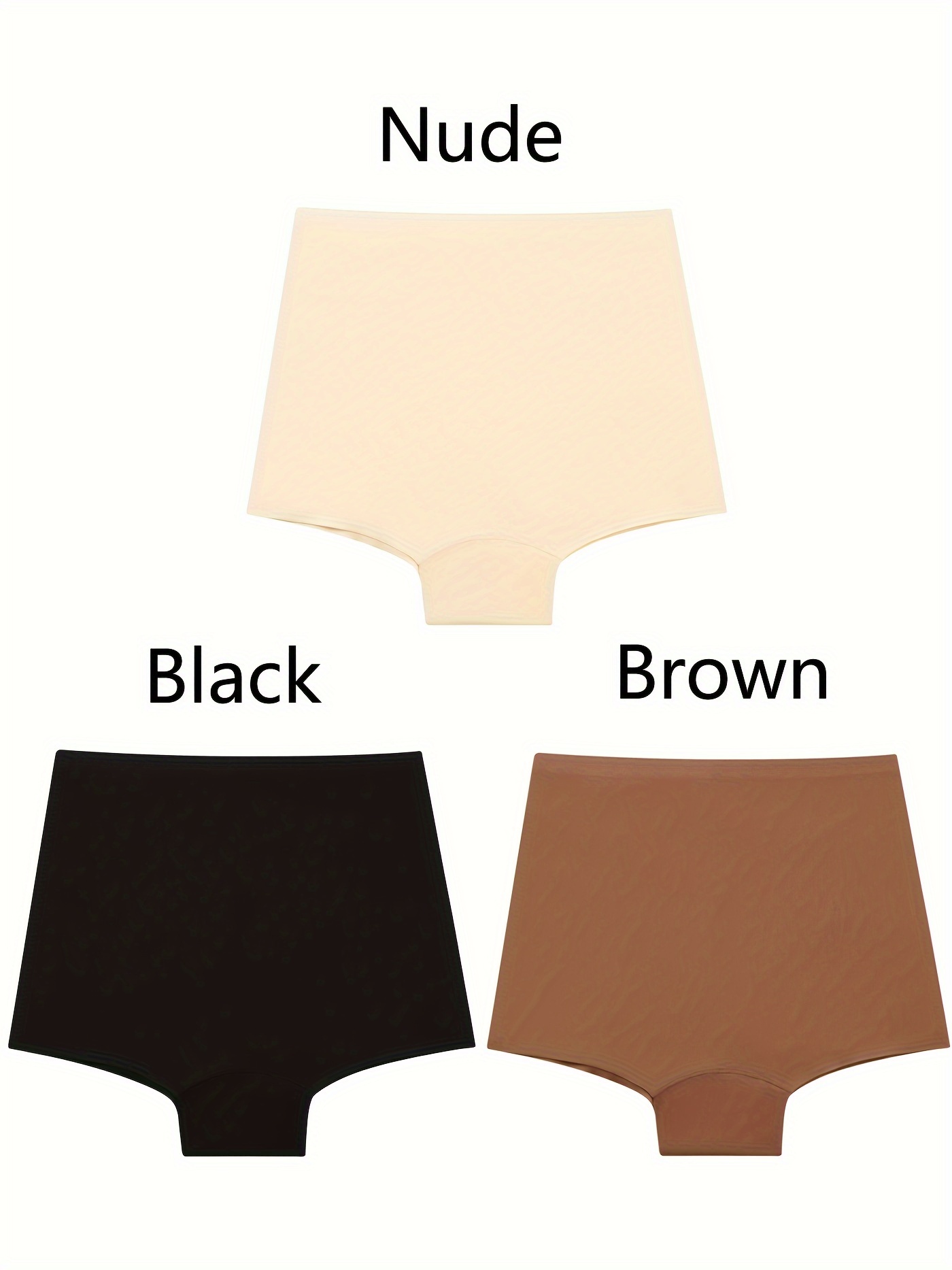 Women’s Boyshort Underwear Seamless Panties No Show Boxer Briefs 5 Pack