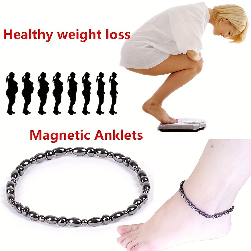 Hematite Magnetic Ankle Bracelet for Men
