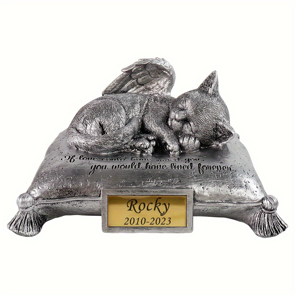 Angel top cat urn