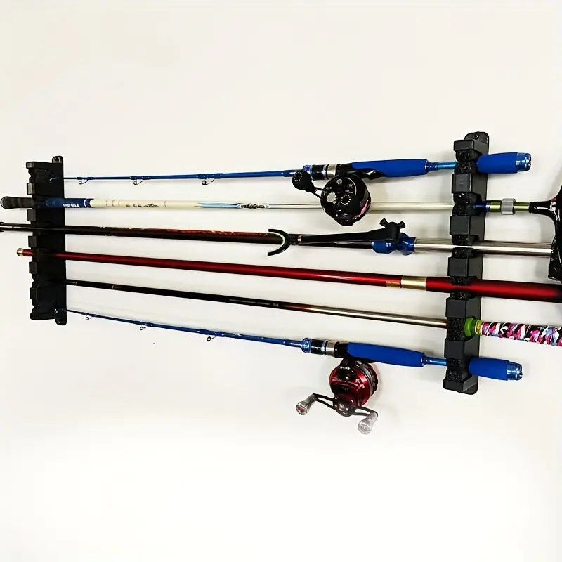 Vertical Fishing Rod Holder Wall mounted Fishing Rod - Temu United