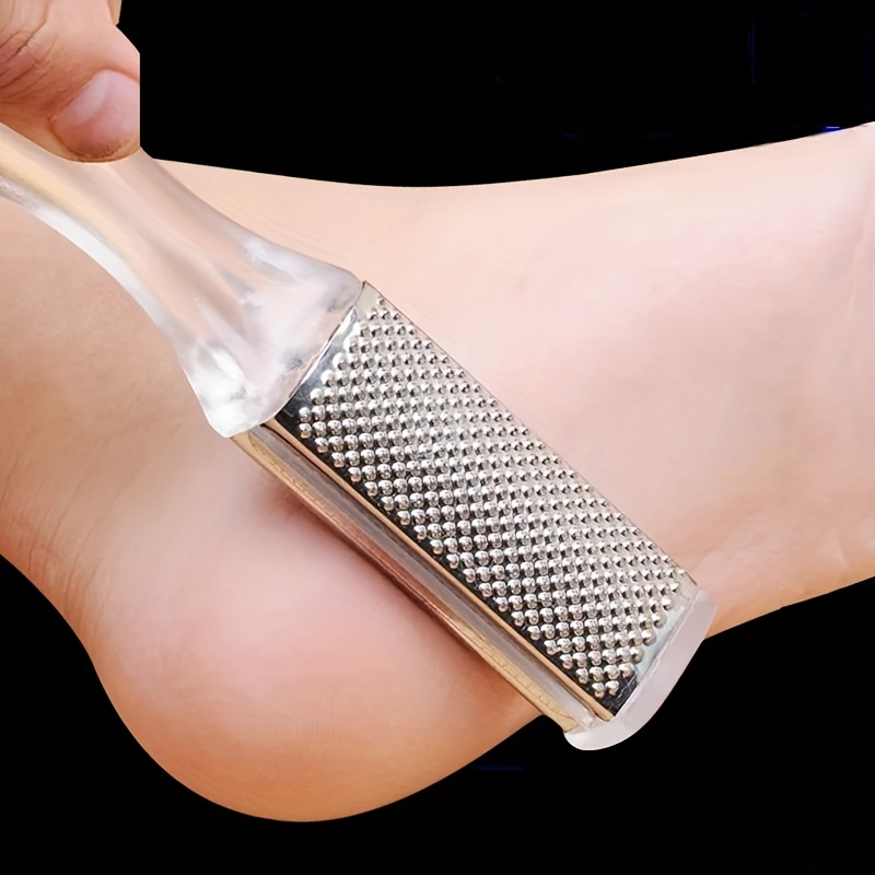 1pc Professional Foot Files, Double-Sided Callus Remover Foot Rasp, Pedicure  Foot Scrubber For Wet Dry Feet, Foot Grater With Handle