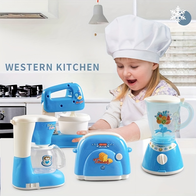 Kids' Kitchen Toy Set: Mini Electric Can Add Water, Rotation