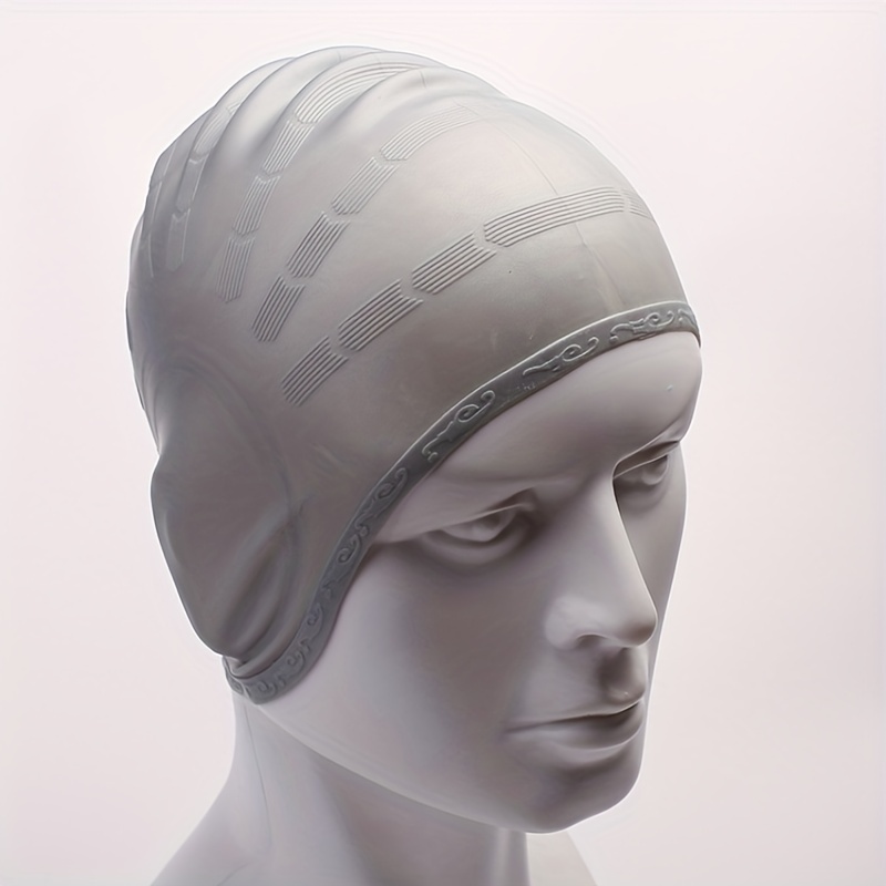 Gorro de natación impermeable para mujer, hombre, protección auditiva, gorro  de piscina de talla grande Tmvgtek Para estrenar