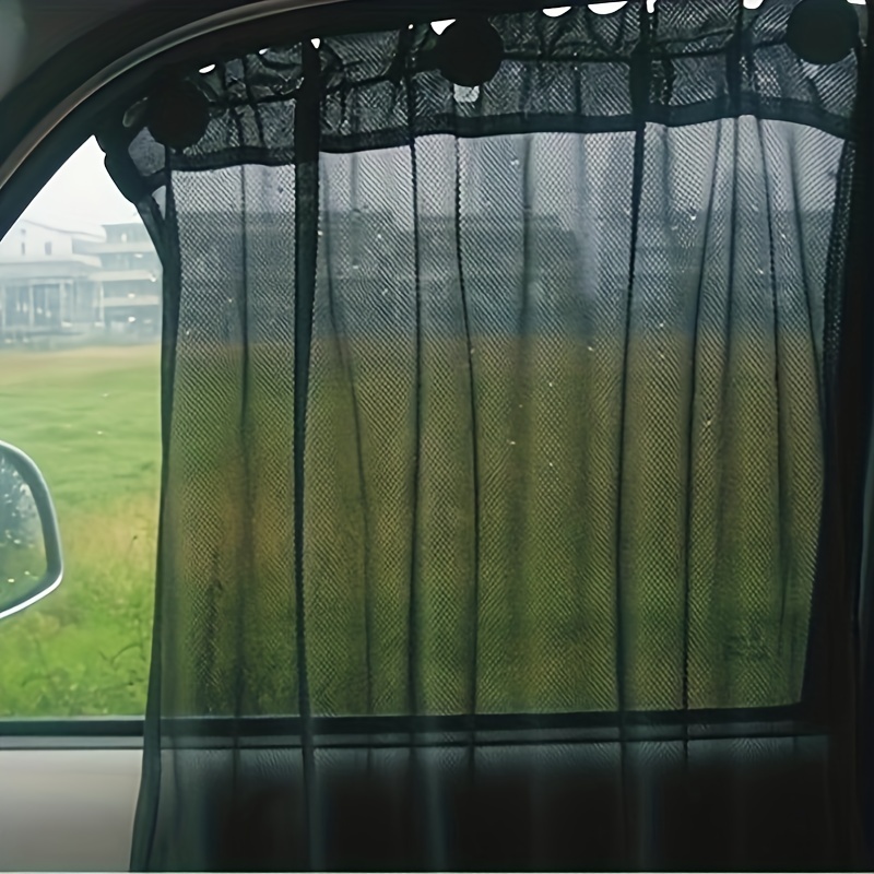 Auto Sonnenschutz Vorhang hinten Seitenfenster vorne / hinten  Windschutzscheibe Sonnenschutz Blinkt schwarz Abdeckung Saugnapf Universal  Autos Zubehör