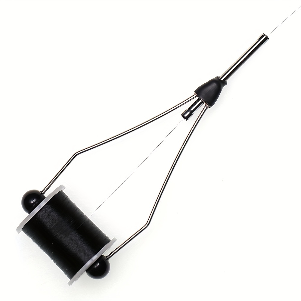 Elllv Assist Hook/Fly Fishing Tying Tools Bobbin Holder & Whip Finisher &  Threader & Bodkin Needle & Scissors Fishing Tackle