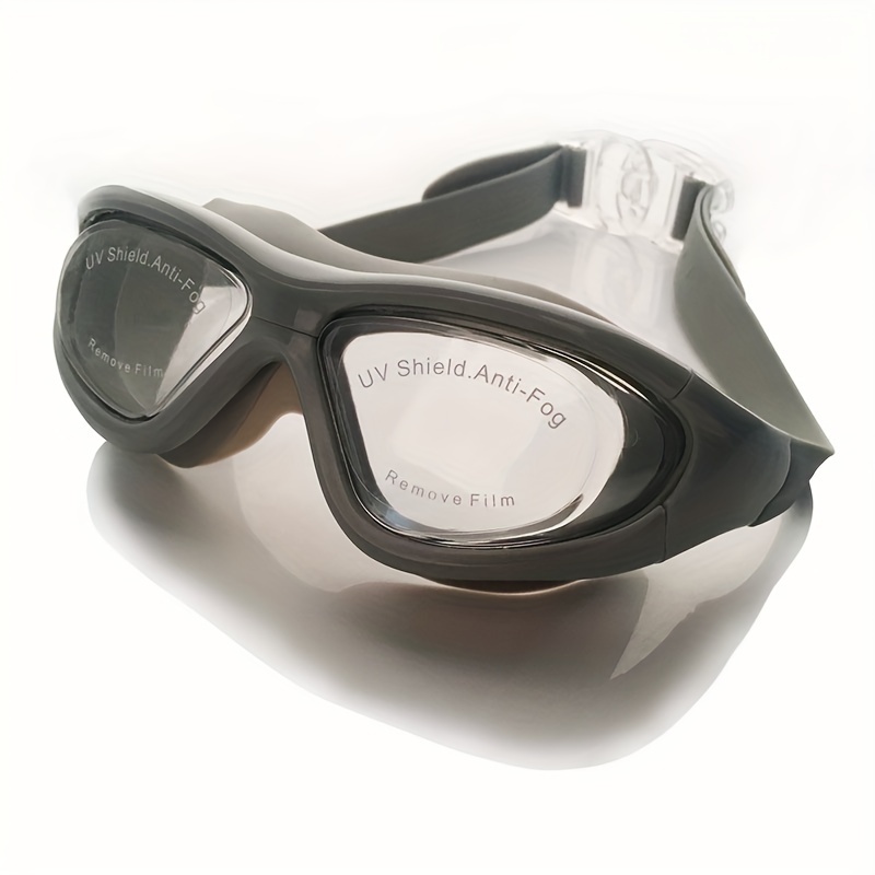 Gafas de natación antivaho e impermeables de montura grande - Temu