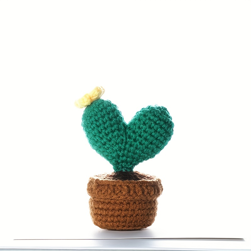 Cactus Plant Crochet Starter Kit, Green Crochet Kit for Beginners, Adults  Kids
