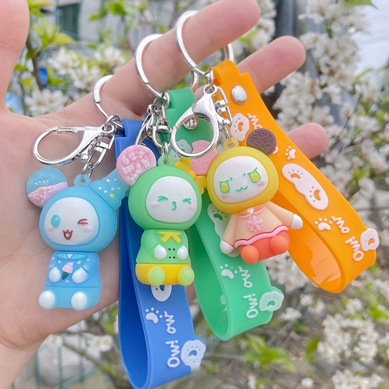 Cartoon Keychain Cute Keyring Backpack Decoration Bag Accessories For Women  Girls - Temu