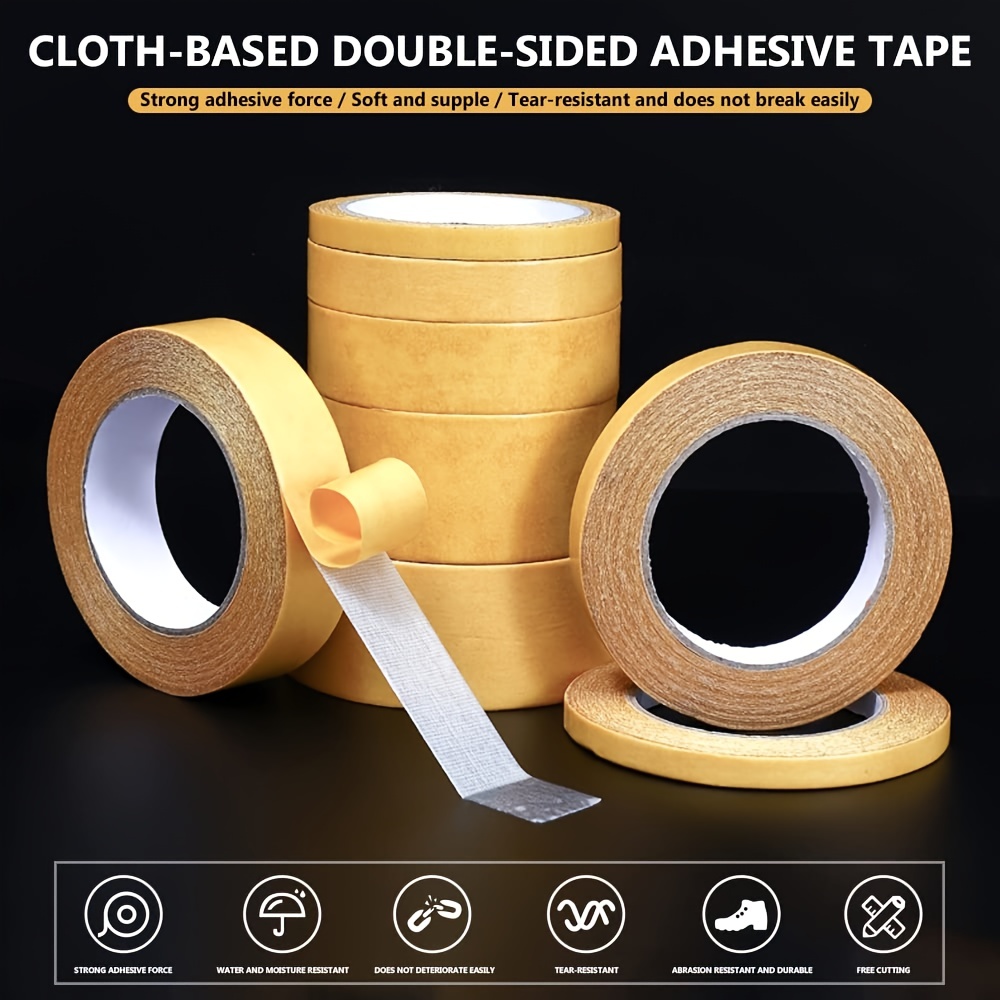 Fabric Mesh Double Sided Tape Heavy Duty Waterproof Strong Sticky Double  Sided Carpet Tape Residue Free Double Sided Mounting Tape For Arts Crafts 0  8in 32 8 Ft