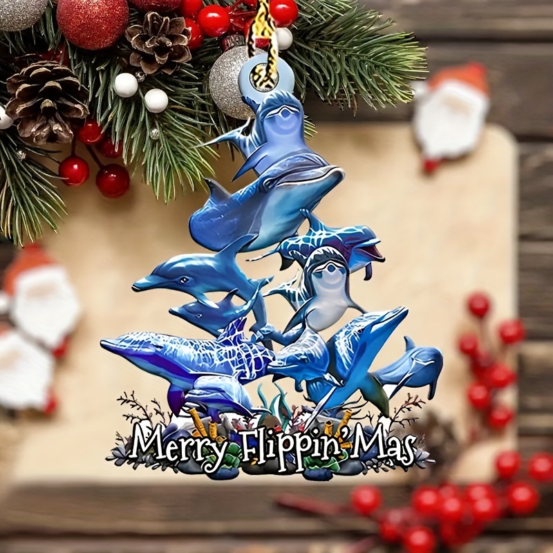 dolphin christmas tree