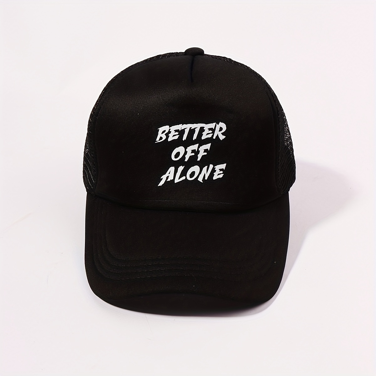 BETTER OFF ALONE Trucker Hat Mesh Baseball Cap Unisex