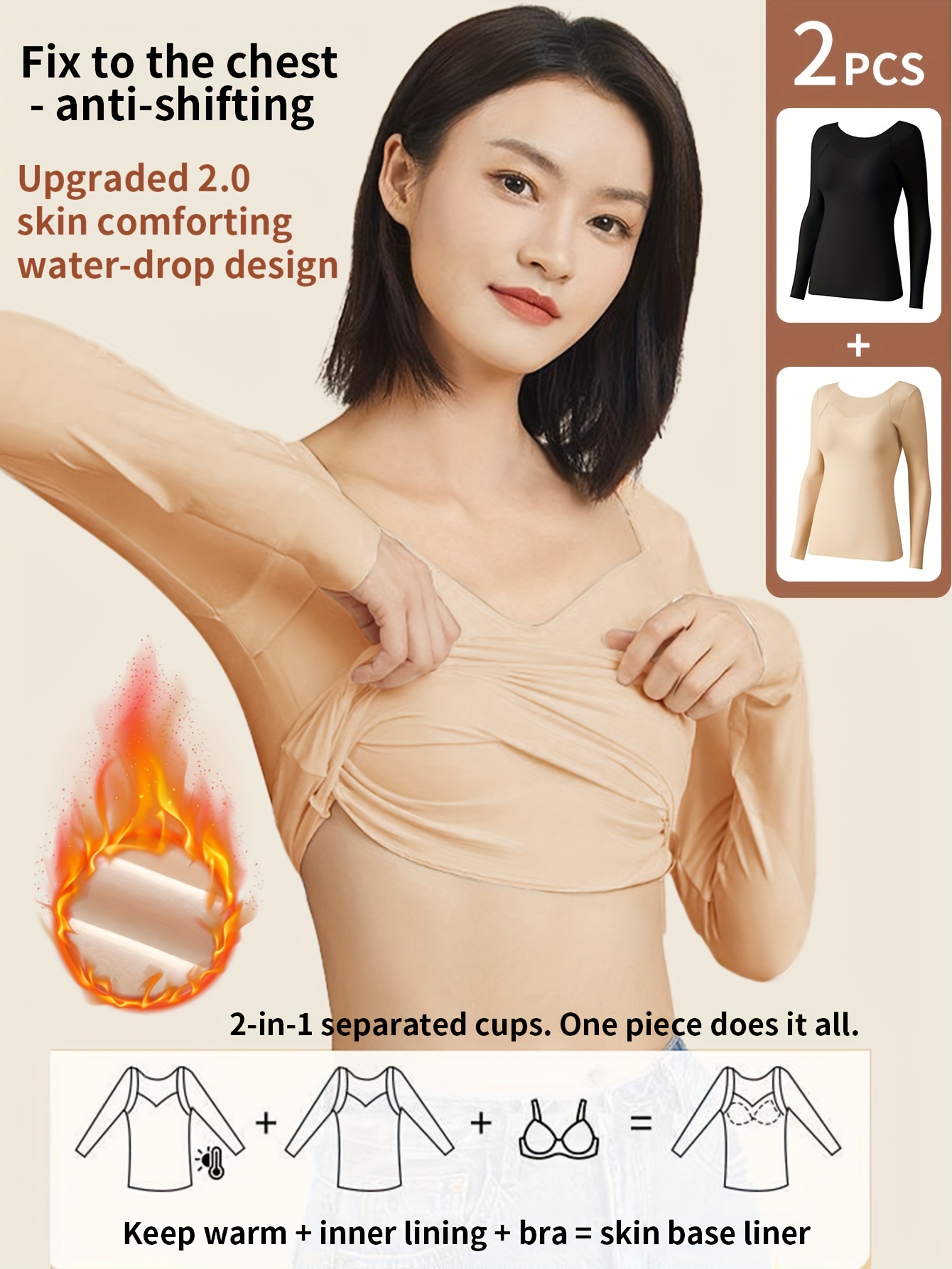 Heated Thermal Underwear Set ,women Men Usb Thermal T Shirt Heated Clothing  Set Ultra-soft Base Laye, 22-zoneno Batterymale Pants-xxlblack