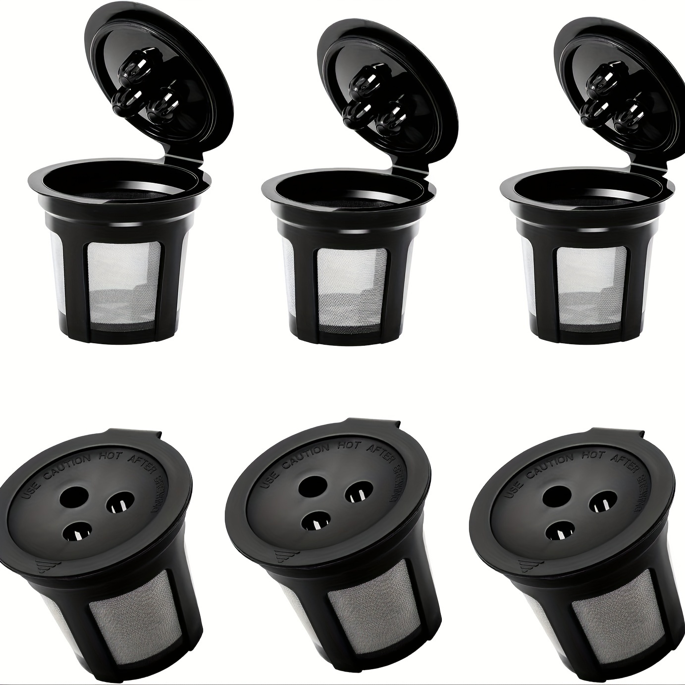 4pcs/6pcs Reusable Coffee Pods Compatible With Ninja Dual Brew Coffee  Maker, 4pcs/6pcs Reusable Pod Permanent K Cups Filters Coffee, Replacement  Acces