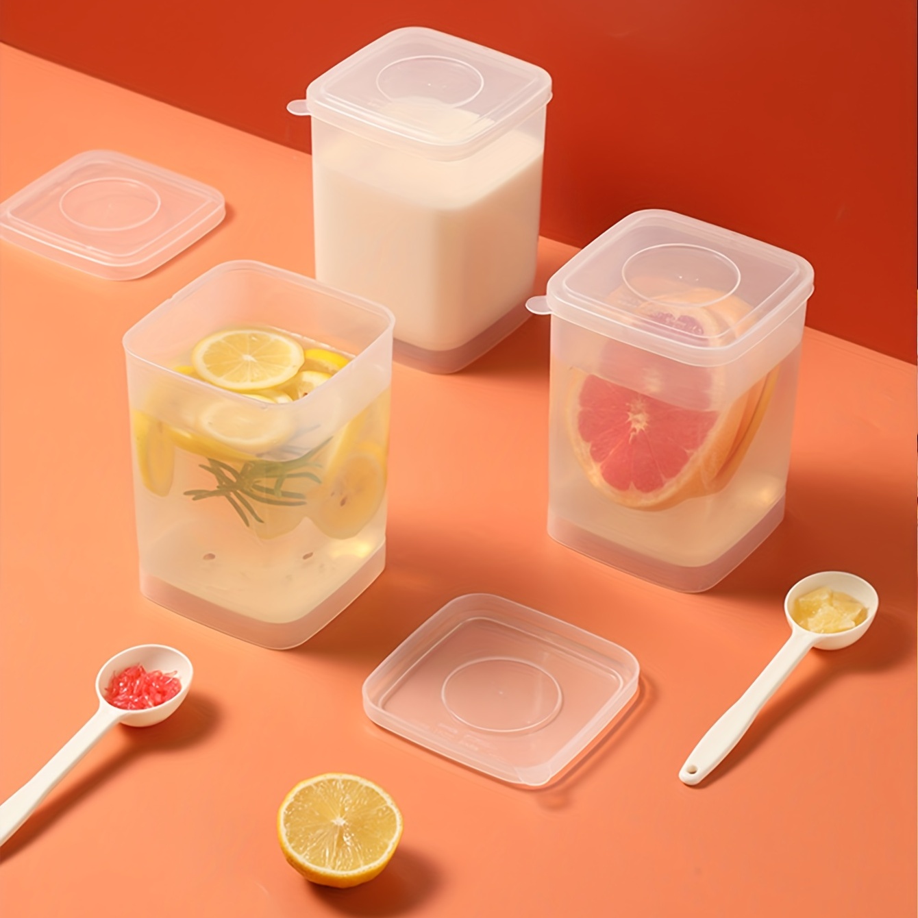 Milk And Yogurt Storage Box Food Supplement Container - Temu