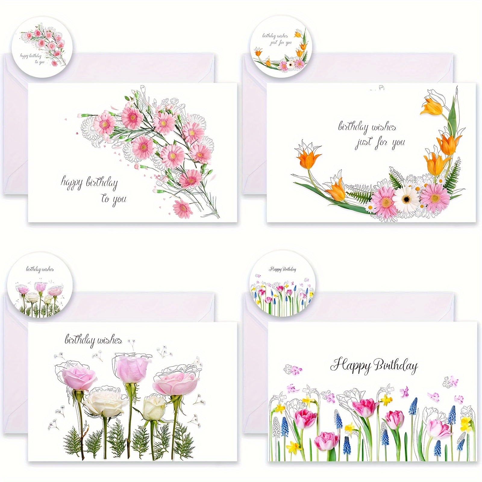Blank Invitation Card Envelopes  Thank Greeting Cards Envelopes - 4x6  Thank Cards - Aliexpress