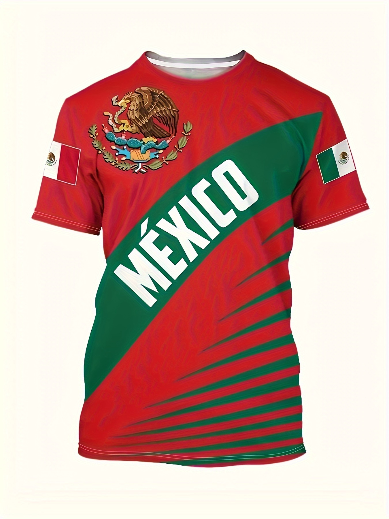 Camisetas Manga Corta Estampado Fútbol Hombre Camisetas - Temu Mexico