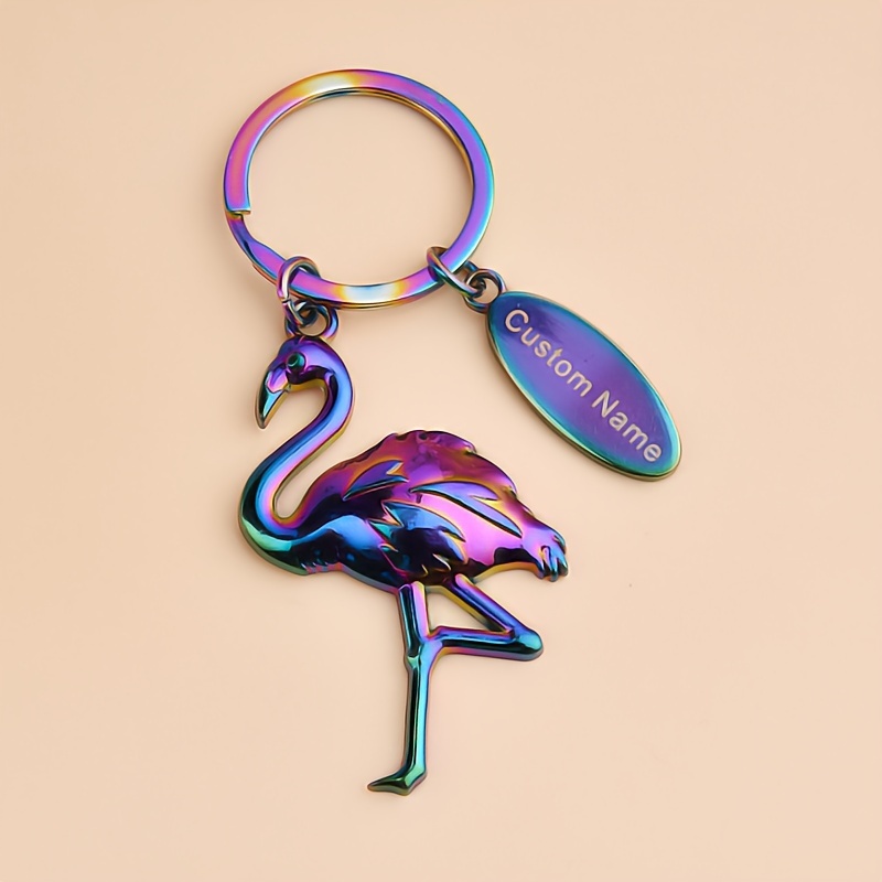 1pc Alloy Funky Keyrings & Keychains With Fashion Animal Hummingbird  Protection Environmental Logo For Men's And Women's Bag Pendant,Gift,Car  Ornament