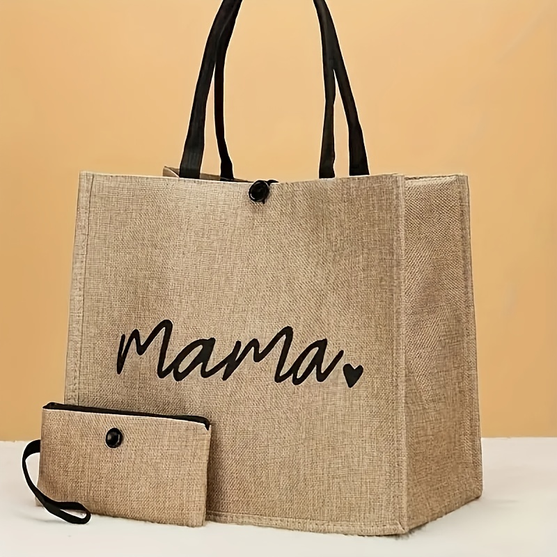 Shopping Bag Set Blank Canvas Tote Bag Reusable Gift - Temu