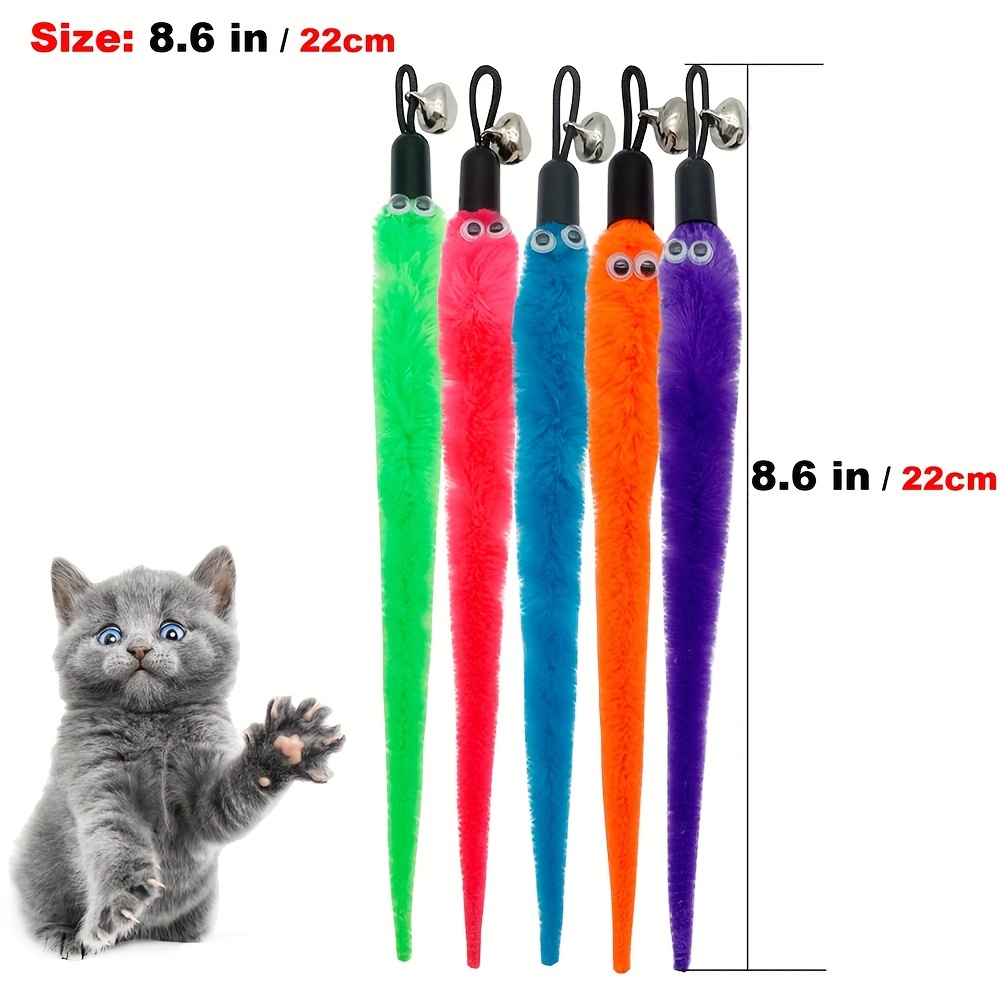 Cat Worm Toy Refills Cat Toy Wand Replacement Worms - Temu United