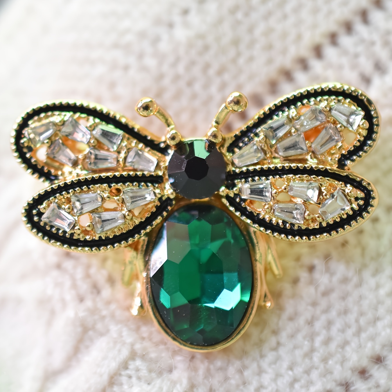 Bee Alloy Brooch Insect Rhinestone Brooches For Men Pins - Temu