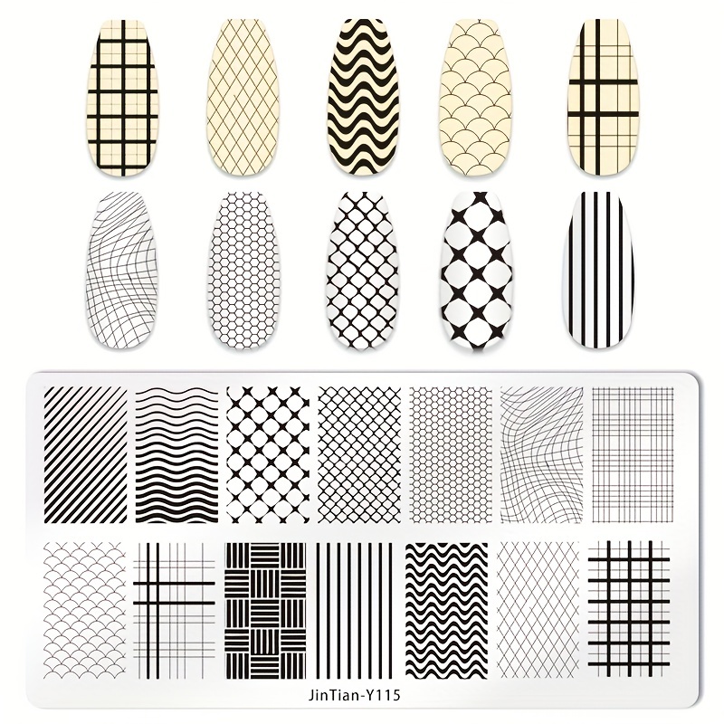 Stainless Steel Nail Stamping Plates Image Stamp Template Nail Art Decoration
