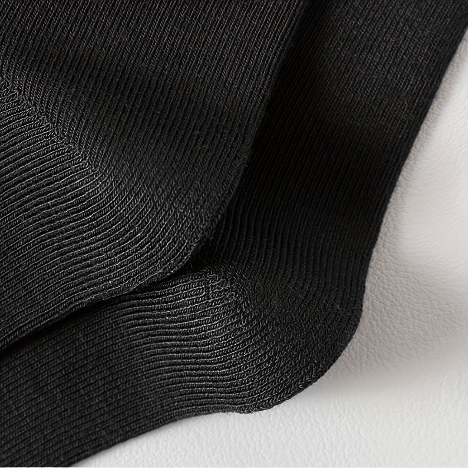 3 Pares De Calcetines Negros Blancos Grises De Color Sólido - Temu